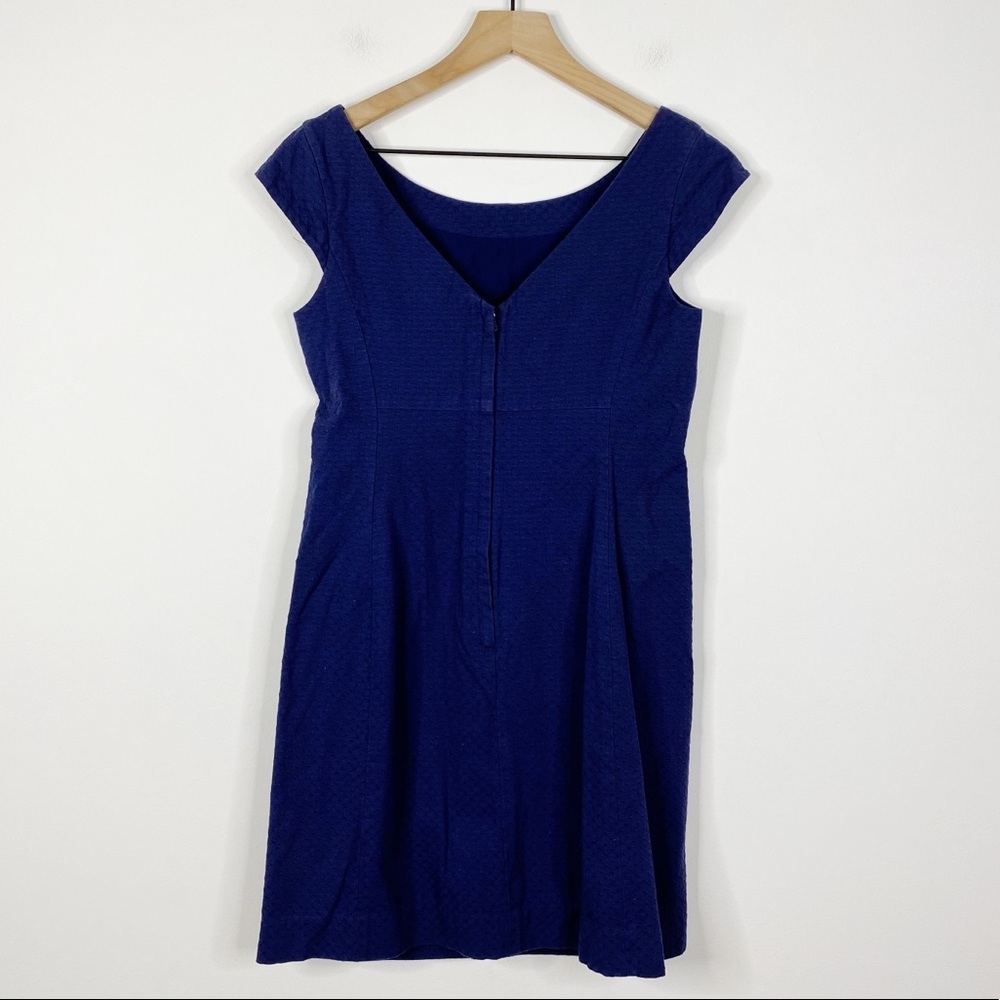 Lilly Pulitzer Allura Navy Embroider Sheath Dress - Picture 6 of 8